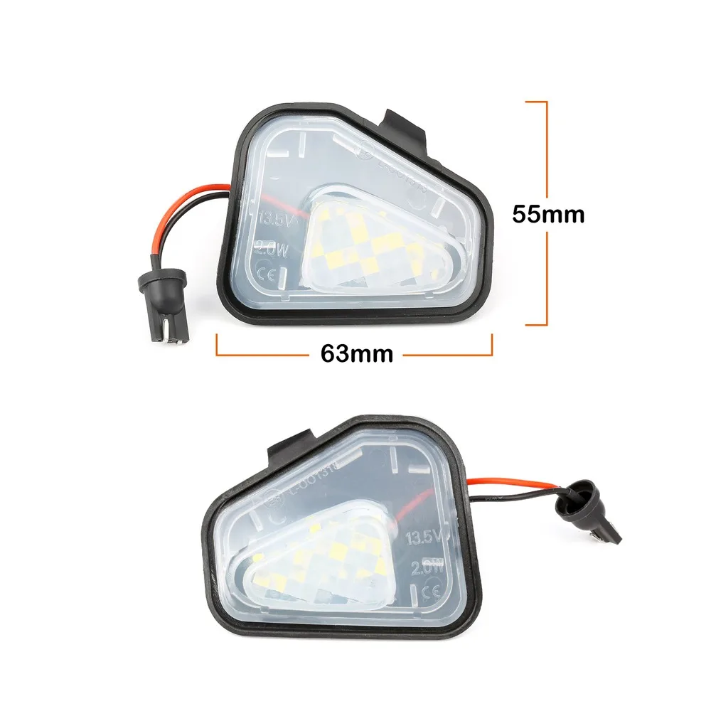 2 шт Canbus светодиодный светильник с боковым зеркалом для Фольксваген Джетта 10-15/EOS 09-11/Passat B7 2010~/CC 09-12/Scirocco 09-14