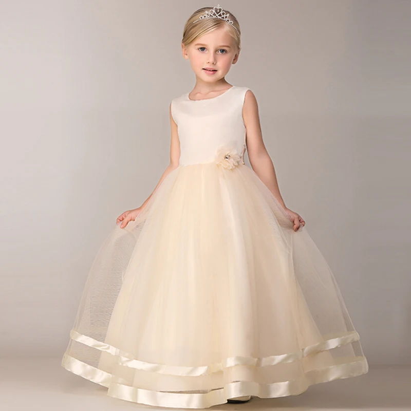 17 sweet dresses party Flower Dress Party Prom Wedding Elegant Kids Princess Girl