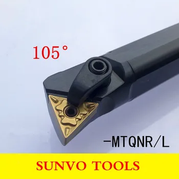 

S32T-MTQNR16/S32T-MTQNL16 CNC lathe inner hole turning tool rod 105 Degree Internal turning tool use TNMG160404 insert