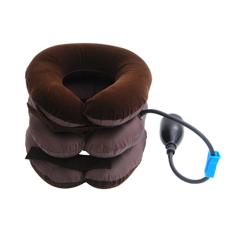 Hot!!! Cervical traction apparatus with inflatable neck neck stretcher health care toolsRelax tensions ease fatigue massage