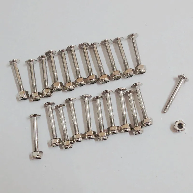 

26 Screws & Nuts for 5/8" rod player Foosball Table Part Man replacement parts Soccer board accessories