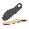 High quality Leather Orthotics Insole for Flat Foot Arch Support 25mm orthopedic Silicone Insoles for men & women Shoes Insoles ► Photo 3/6