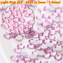 Mix 1440pcs Light Pink Nail Crystal Rhinestone ss3 ss4 ss8 ss10 ss30 swarovsky Non Hotfix Flat Back Glass stones DIY Nails Art Mix 1440pcs Light Pink Nail Crystal Rhinestone ss3 ss4 ss8 ss10 ss30 swarovsky Non Hotfix Flat Back Glass stones DIY Nails Art