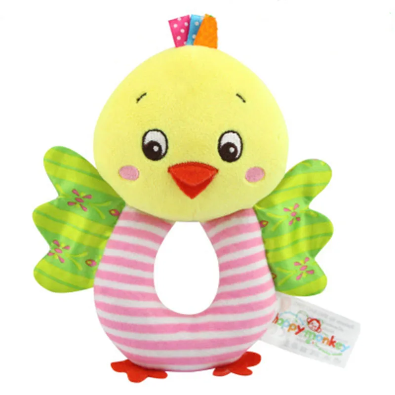 Baby Cute Toys Infant Newborn Toys Stroller Plush Cartoon Animals Accessories For Kid