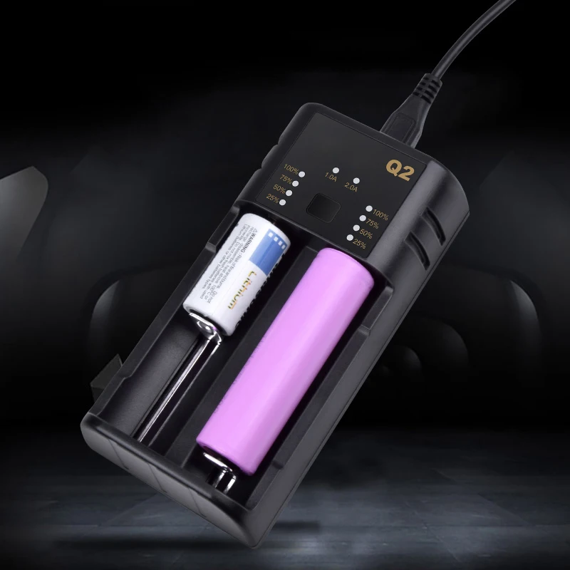Thbelieve AA/AAA зарядное устройство 18650/26650 зарядные устройства 5V 2A USB LED Смарт батарея