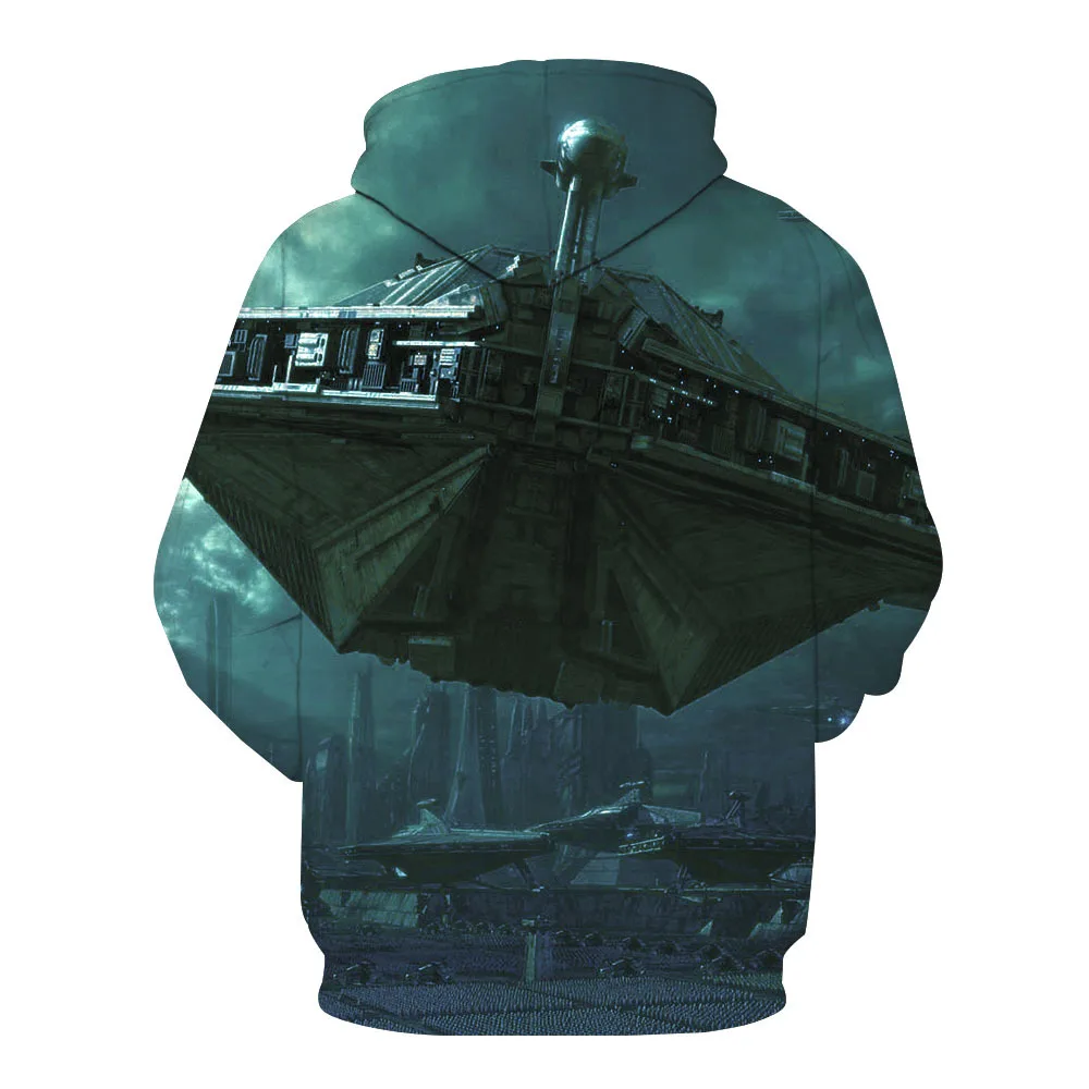 Fans Wear Star Wars Cosplay Hoodies for Men Long Sleeve 3D Printed Sweatshirt 2018 Homme for Movie Fans Casual Tops