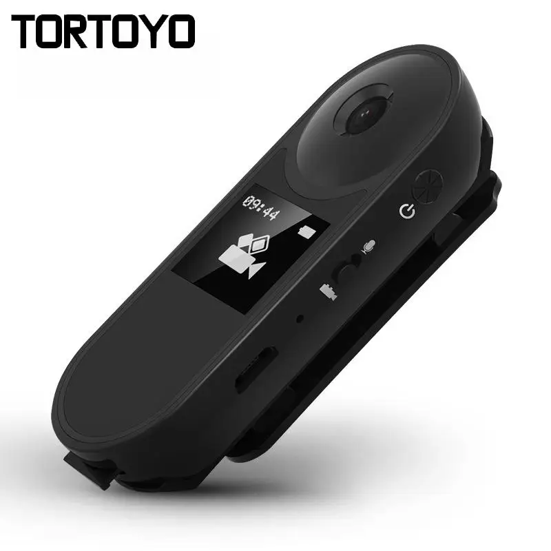 

TORTOYO Mini Camera 1080P FHD Invisible Comcorder Digital DVR Voice Recorder Recording Pen With Small Display Support TF Card