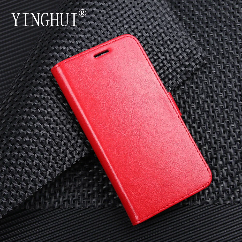 YINGHUI Роскошные Винтаж кожаный чехол для wiko lenny 5 Ретро Простой откидная крышка
