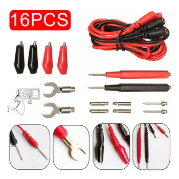 

Digital Multimeter Test Leads Probes Kit Copper Tin Contact Plating Accessory