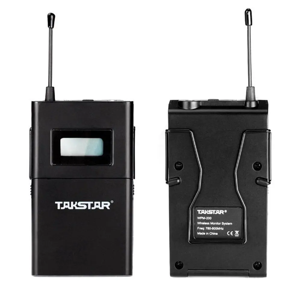 Takstar WPM-200 персональная Беспроводная система монитора UHF в ухо стерео беспроводные наушники светодиодный приемник сценический мониторинг отзывы