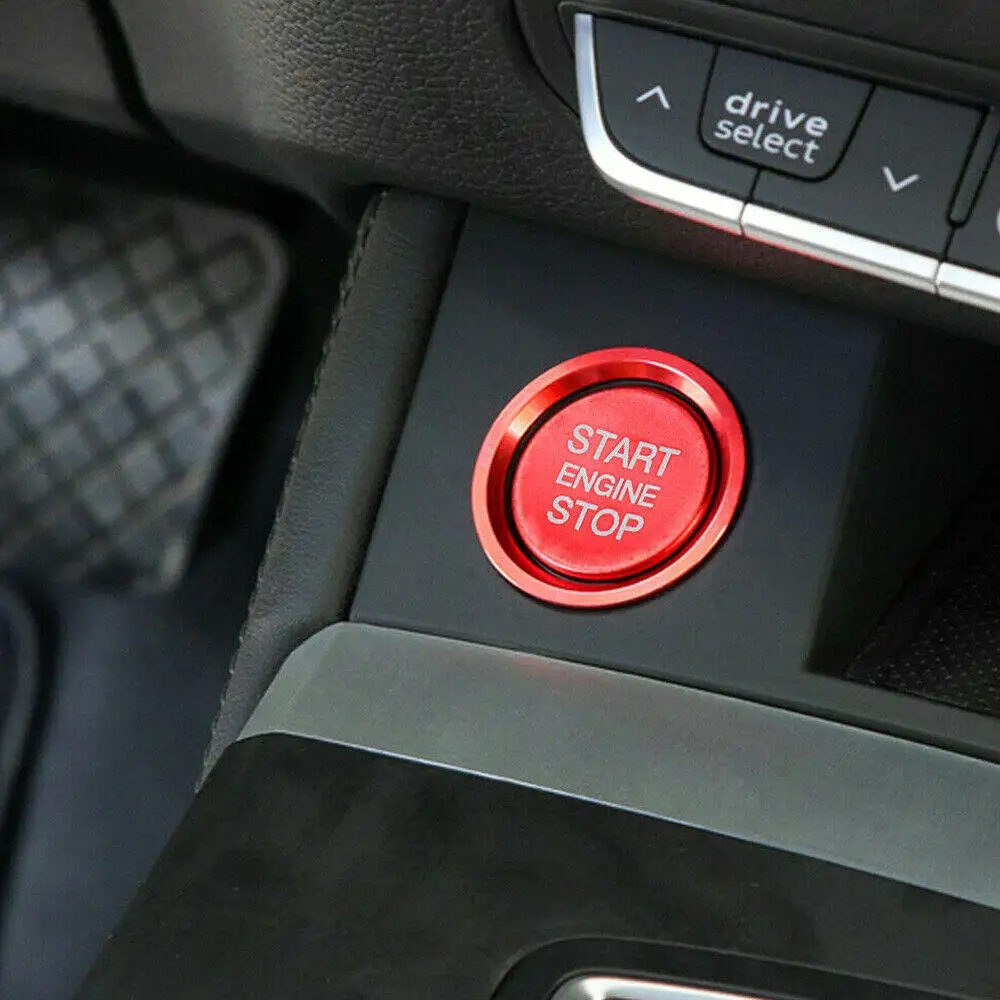 2 шт. кнопочный выключатель для запуска двигателя, кольцо для VW Golf 7 MK7 Jetta, однокнопочное Стартовое кольцо