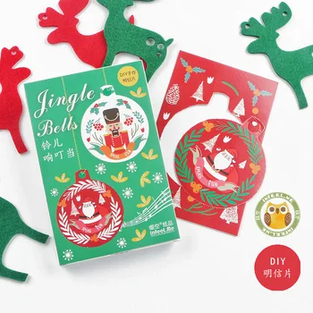 

30Sheets/Set Merry Christmas Postcard /Greeting Card/wish Card