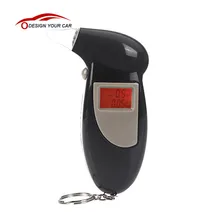 Быстрый отклик Профессиональный цифровой с ЖК-дисплеем дисплей с подсветкой дыхательный спирт Тестер Алкотестер звуковой сигнал