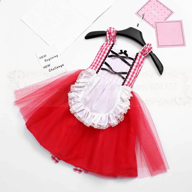 Платье с красной шапочкой; костюм для малышей и девочек; платье для костюмированной вечеринки; костюм принцессы на Хэллоуин; одежда