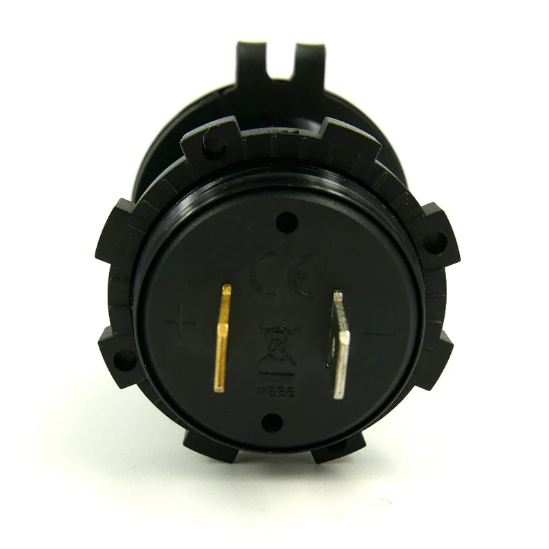 Алюминий 5V 2.1A Автомобиль Мотоцикл лодка светодиодный свет Dual USB Зарядное устройство гнездо адаптера питания сетевую розетку для iPhone 6S 12 V-24 V Универсальный