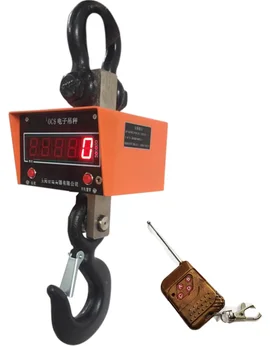 10T/10 000kg red or green display steel shell with wireless remote control OCS digital crane scale Industrial lifting Scale | Инструменты