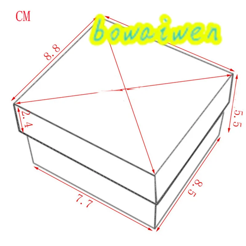 Bowaiwen#0088 прочный Чехол подарок Подарочная коробка для браслет ювелирные часы коробка подарочная
