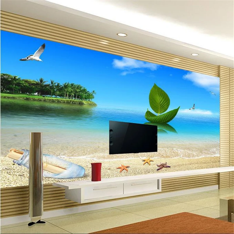 

Beibehang 3d стереоскопический морской пейзаж фрески Европа ТВ фон обои Гостиная Спальня фрески Бесплатная доставка