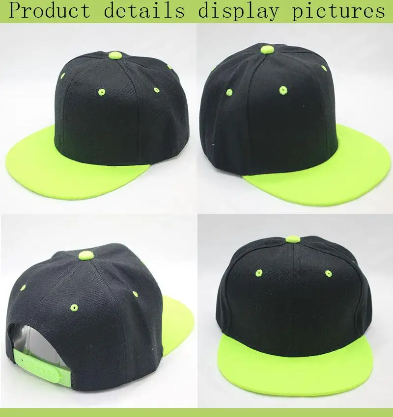 Хип-Хоп плоская кепка, одноцветная бейсбольная кепка с заплатками для взрослых, Женская и Мужская бейсболка с логотипом на заказ, простая Кепка, 9 цветов