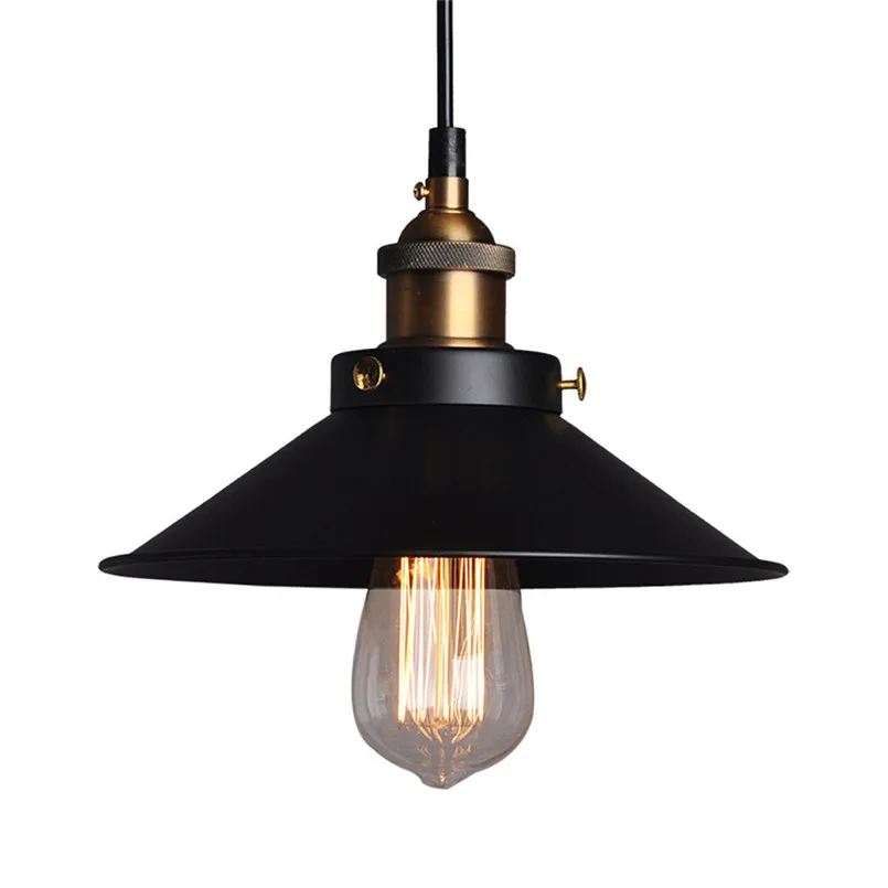 

2019 new pendant light Hanging Industrial Light Vintage Metal Shade Pendant Ceiling Lighting Study Parlor room decor #4A15