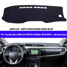 Накладка на приборную панель автомобиля для Toyota Hilux SR5 4x4 REVO Hi-Rider коврик, коврик для приборной панели, Солнцезащитная накладка, автомобильный Стайлинг