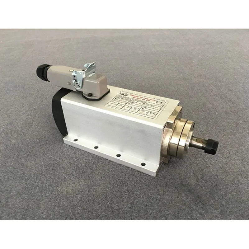 800 Вт с воздушным охлаждением мотор шпинделя CNC мотор шпинделя 800 Вт 220 В квадратный фрезерный станок