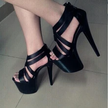 Г. Женская обувь для сцены на тонком каблуке 20 см в стиле панк пикантная женская летняя танцевальная обувь на ультравысоком каблуке 8 дюймов на платформе