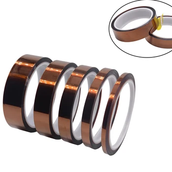 

33M 3mm-30mm 4mm Polyimide High Temperature Heat Tape Thermal Insulation Adhesive Insulating adhesive Tape for 3D printing Board