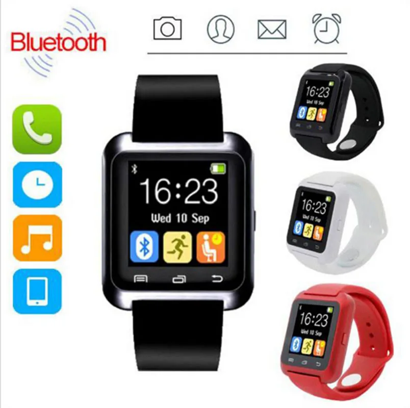 Смарт часы Bluetooth U80 для iPhone IOS Android Windows Phone Wear портативное устройство PK U8 GT08 DZ09|smart