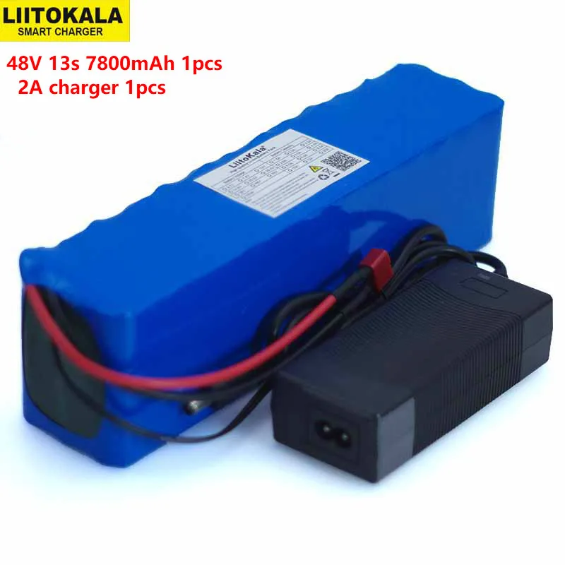 LiitoKala 48V 7.8ah 13s3p High Power 18650 Battery Electric Vehicle Electric Motorcycle DIY Battery BMS Protection+2A Charger LiitoKala 48V 7.8ah 13s3p High Power 18650 Battery Electric Vehicle Electric Motorcycle DIY Battery BMS Protection+2A Charger