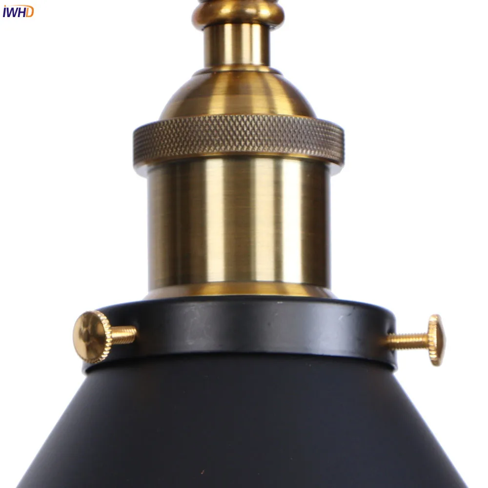 IWHD Лофт Промышленные Ретро Настенные светильники для спальни лестницы Эдисона стиль домашнего освещения длинные руки винтажный настенный светильник светодиодный бра