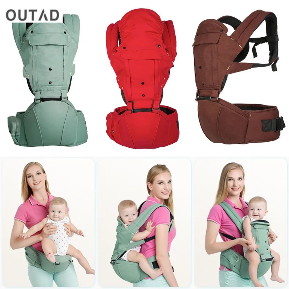 Ergonomic Baby Carrier Hipseat Sling Breathable Front Facing Infant