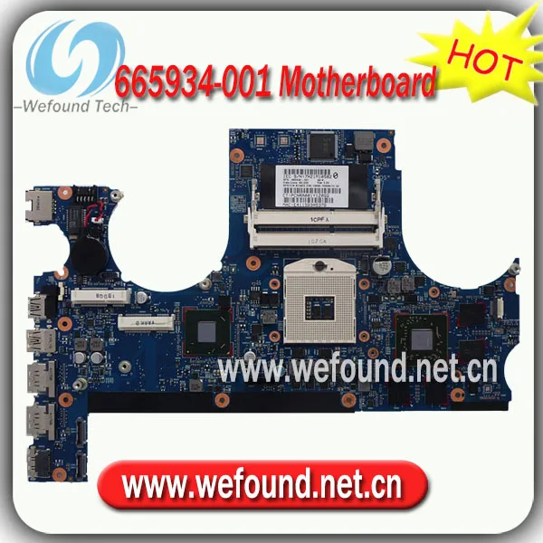 

665934-001,Laptop Motherboard for HP ENVY17 Series Mainboard,System Board