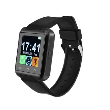 

U8 Smart Watch Sleep Monitor Fitness Pedometer SMS Call Remind Remote Camera Alarm Clock Bluetooth Sports Wristwatch Black White