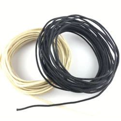Guitar Electrics 'Vintage' Cloth Covered Wire $1 per meter -White Black per meter Guitar Electrics 'Vintage' Cloth Covered Wire $1 per meter -White Black per meter