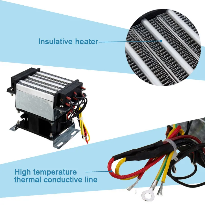 Электрические обогреватели постоянной Температура промышленных PTC нагреватель вентилятора 300 Вт 220 В AC инкубатор нагреватель воздуха