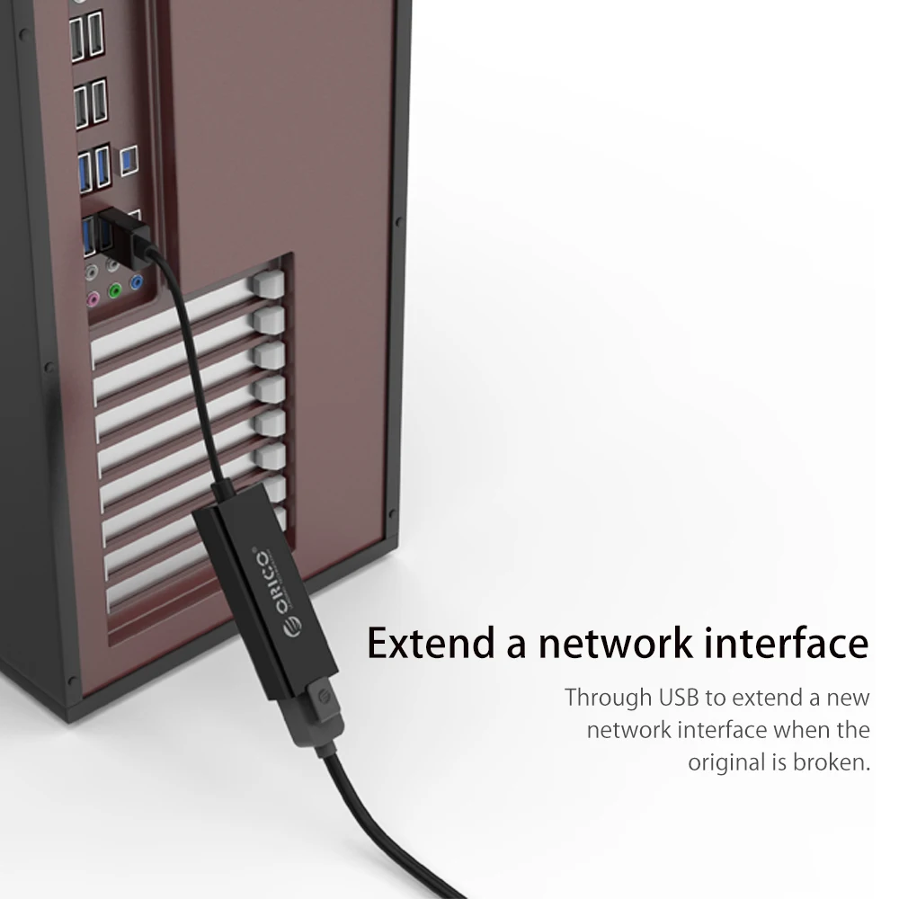 ORICO USB 3,0 Gigabit Ethernet адаптер USB к RJ45 10 м/100/1000 M Lan сетевая карта для Windows 10 8 8,1 7 XP Mac OS usb lan