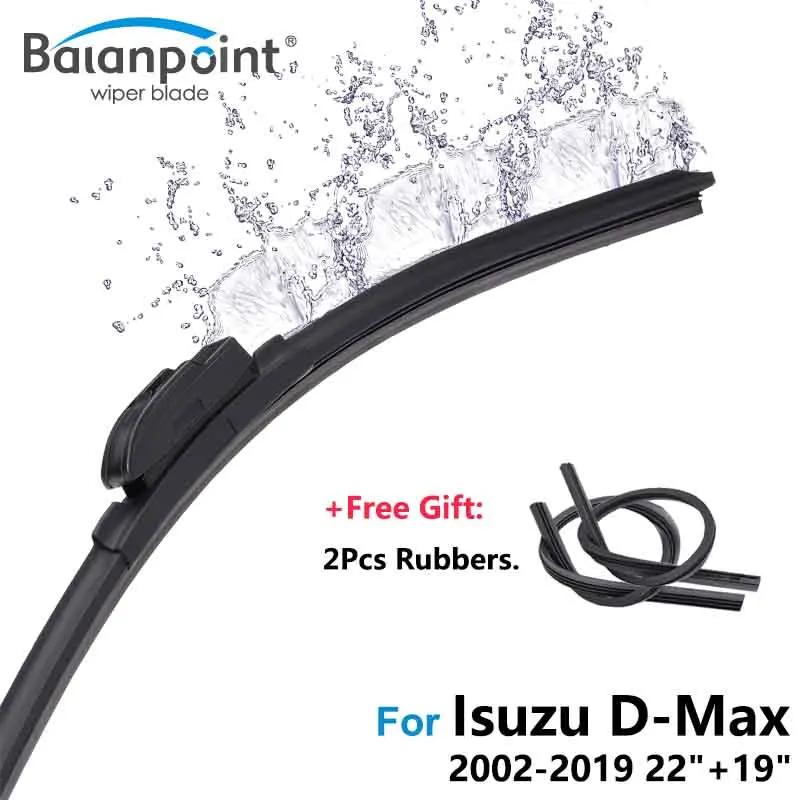 Дворники для Isuzu D Max 2002 2019 22 + 19 дюймов 2 шт.|wiper blade|windshield wiperwiper blade rubber |