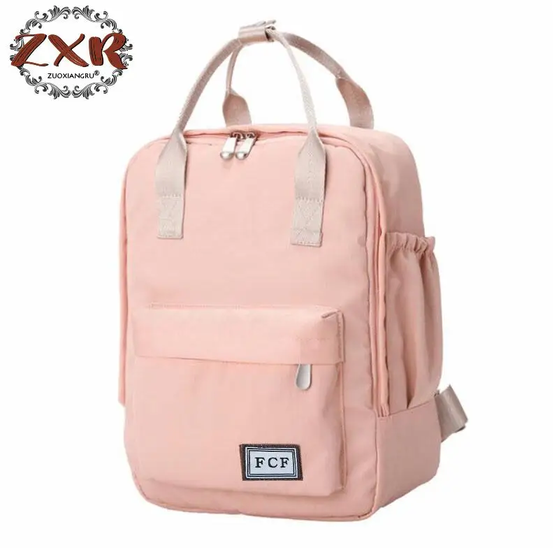 

Men And Women Minimalist Waterproof Canvas Backpack Small Fresh Female On Korean College Student Travel Backpack Bag Tide Wind