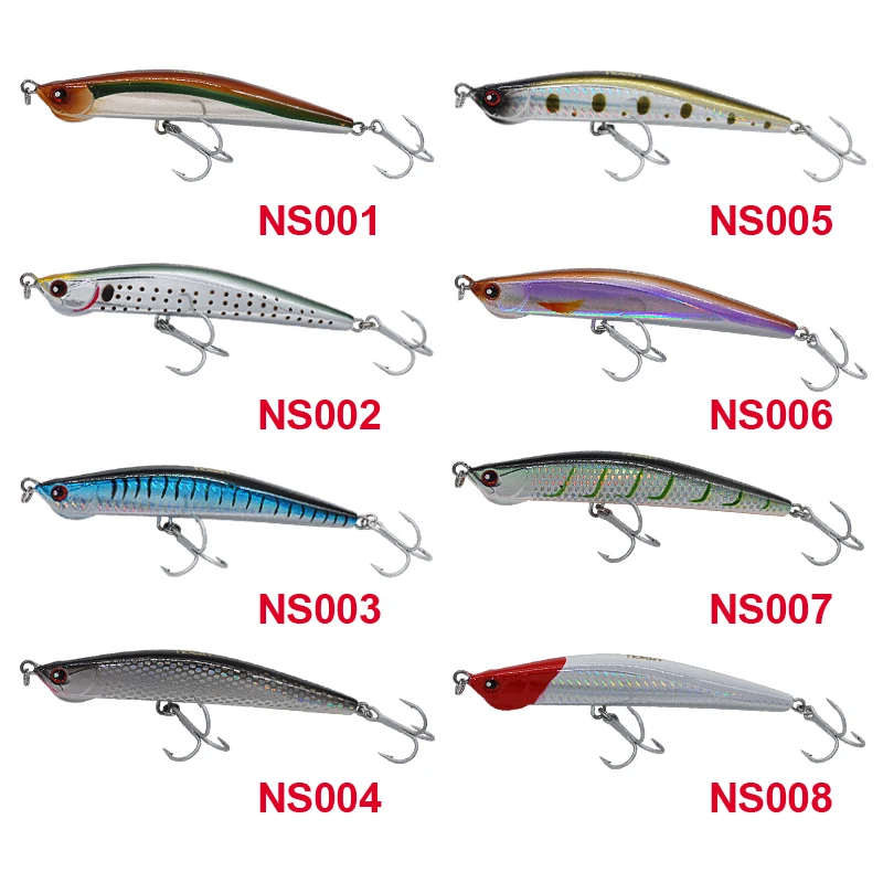 Noeby приманка карандаш рыболовные приманки 12cm33g VMC тонущий крючок 0 6 1 5 m жесткие
