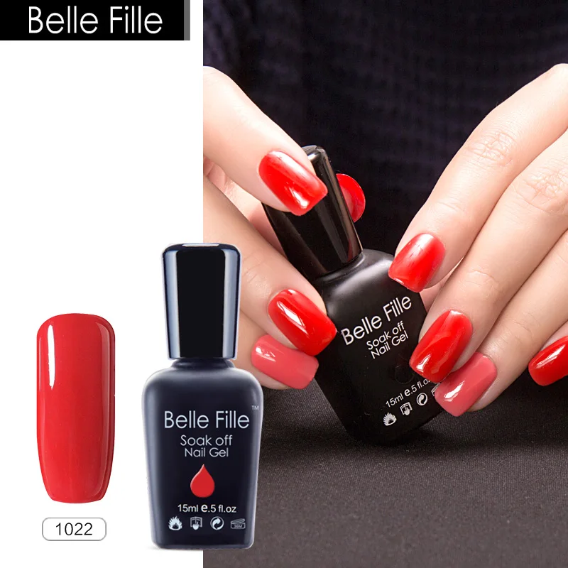 Belle Fille 15 мл Гель лак для ногтей Vernis гибридный долговечный гель УФ замачиваемый