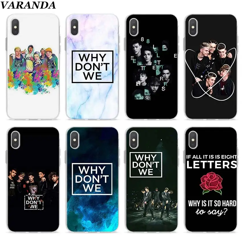 

Why dont we Clear Case for Apple iPhone 7 8 Plus 6 6s Plus 5 5s X XR XS MAX TPU Soft cases Coque
