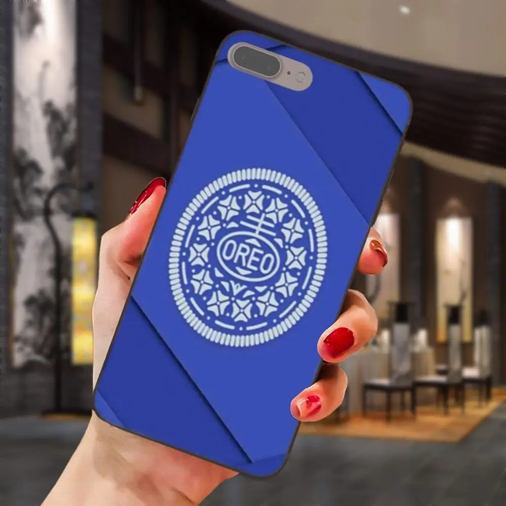 Синий черный белый печенье Oreo для Huawei Honor 5A 6A 6C 7A 7C 7X 8A 8C 8X 9 10 P8 P9 P10 P20 P30 Mini Lite Plus