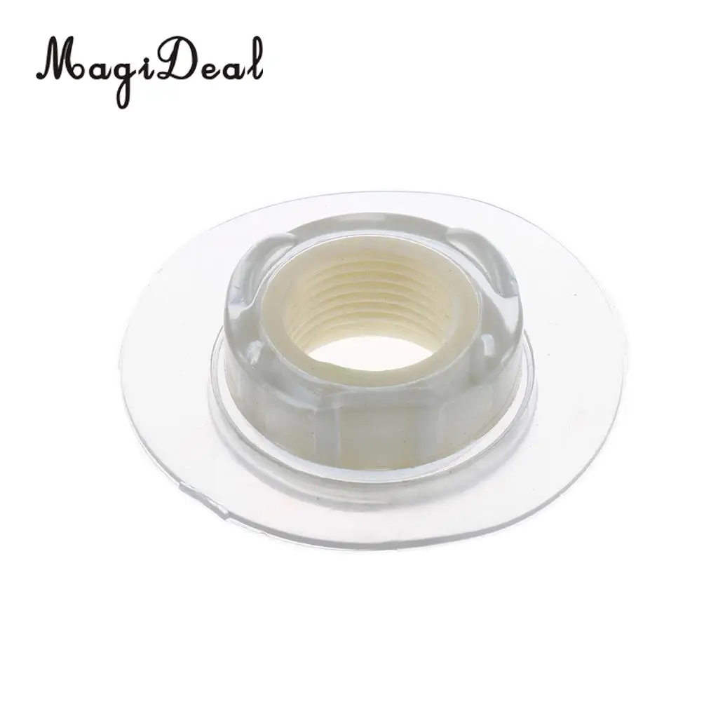 MagiDeal Durable Plastic Air Valve Base Pedestal Screw Type 22mm for Fishing Inflatable Kayak Canoe Boat Dinghy Acce Black/White