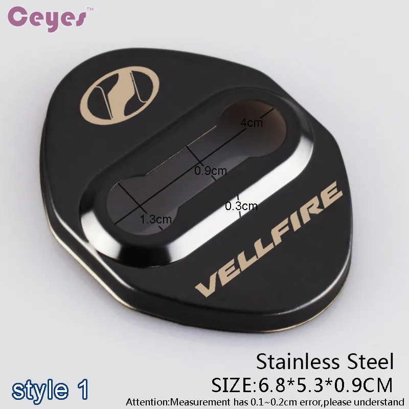 Car door lock cover car interior accessories car exterior accessories for Toyota Vellfire Corolla 2008