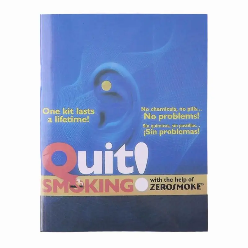 2 шт. магнит аурикулярный Zerosmoke Акупрессура терапия бросить курить патч не сигареты Магниты терапия инструмент для здоровья