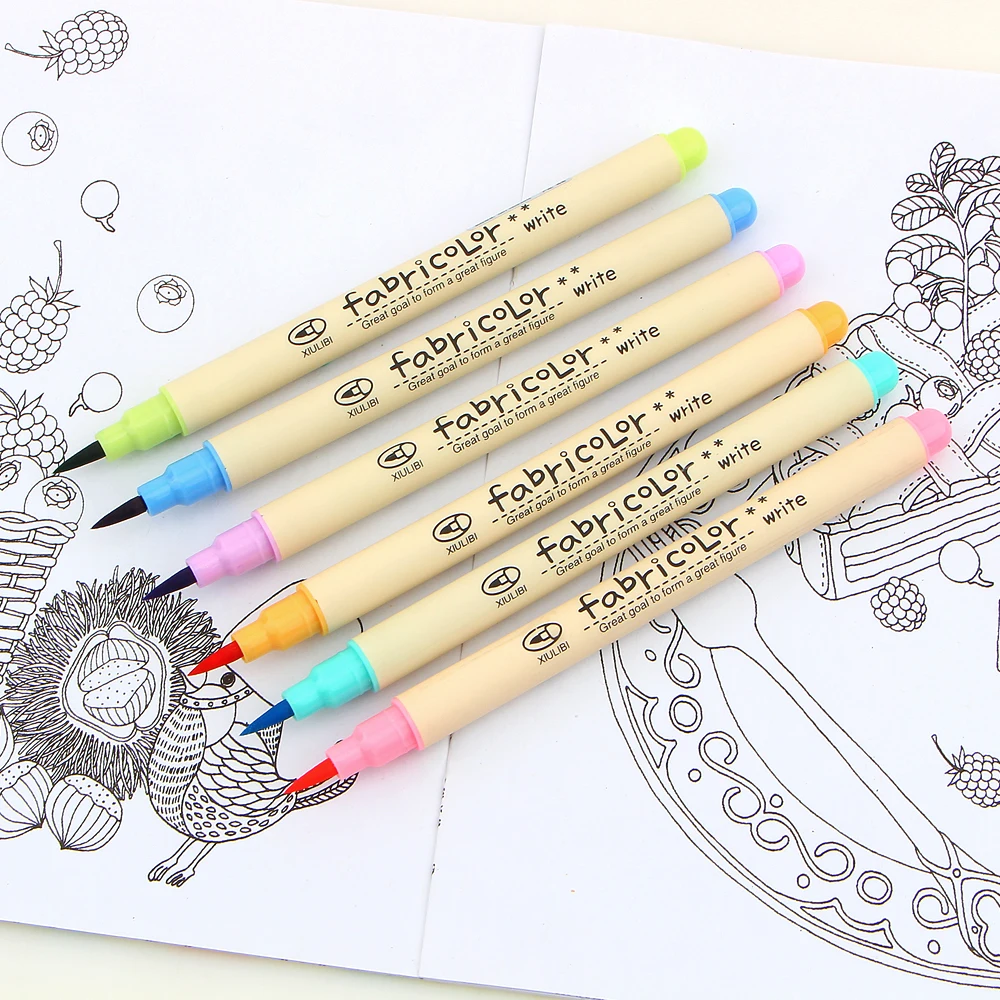 10 цветов/набор Акварельная мягкая кисть маркер ручка эскиз художественная кисть Рисование маркером ручки каллиграфия ручка школьные канцелярские принадлежности