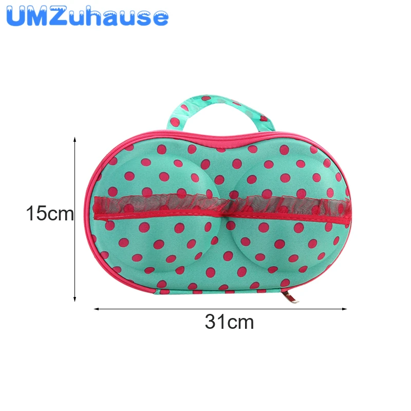 Милые сумки для хранения бюстгальтера, органайзер для нижнего белья, Дорожный чемодан, защита, чемодан коробка для домашней организации, ящики Kawaii, кружевные, в горошек, Новинка