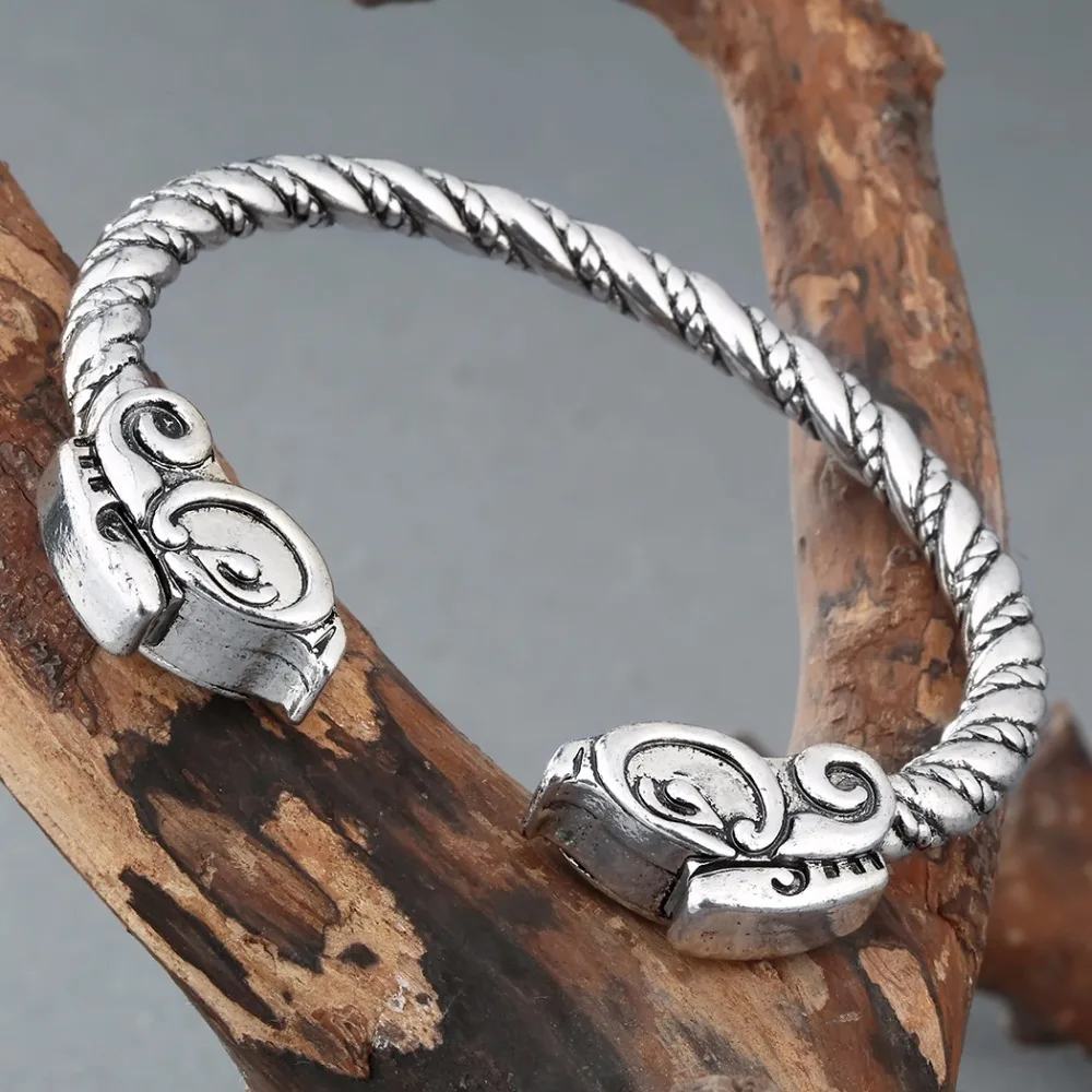 Chandler-Retro-Open-Fenrir-Dragon-Viking-Bracelets-Bangles-For-Men-Vintage-Antique-Silver-Color-Cuff-Pulsera (2)