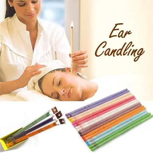 

10pcs/lot Ear Candles Healthy Care Ear Treatment Ear Wax Removal Cleaner Ear Coning Treatment Indiana Therapy Fragrance Candling